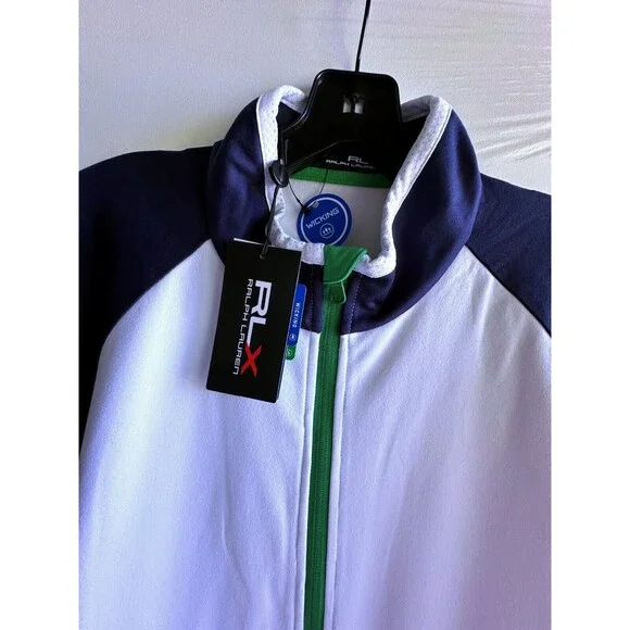 NWT RLX RALPH LAUREN MEN'S GOLF SWEATER XL MOCK NECK HALF ZIP